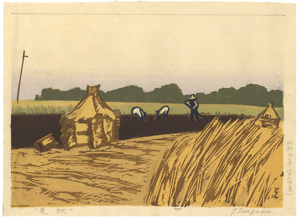 Inagaki Tomoo “Wheat Harvest ”／