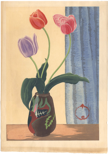 Urushibara Mokuchu “Tulip”／