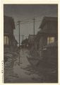 <strong>Kawase Hasui</strong><br>Evening Rain in Kawarago