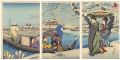<strong>Chikanobu</strong><br>Sumida River Bank in Snow