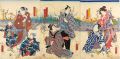 <strong>Toyokuni III</strong><br>Kabuki Scene from Tokini kanou......