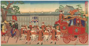 Nobukazu/The Phoenix Carriage Arriving Imperial Diet Building[帝国議会議事堂之図]