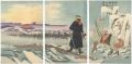 <strong>Kiyochika</strong><br>The Army Advancing on the Ice ......
