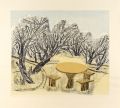 <strong>Maekawa Senpan</strong><br>Plum Trees and Table