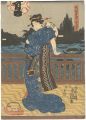<strong>Toyokuni III</strong><br>Enjoying the Evening Cool on t......