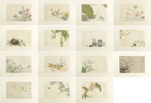Utamaro/Selection of Insects : set of 15【Reproduction】[虫えらみ 全15図揃  【復刻版】]