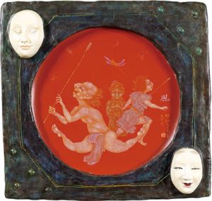 高松潤一郎｢自筆画　風｣