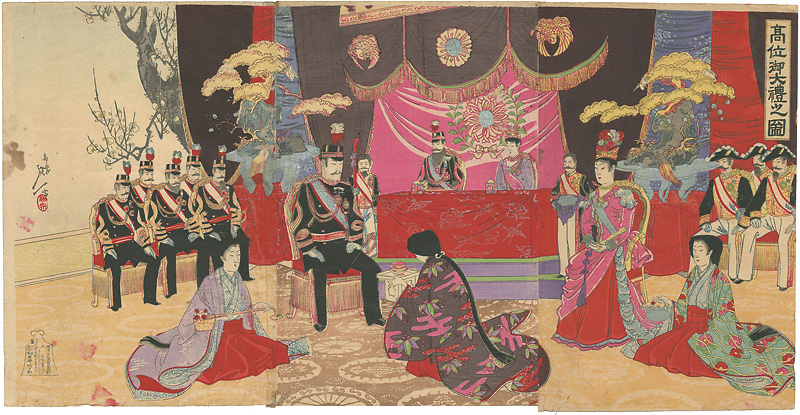 Nobukazu “Picture of Noble’s Imperial Ceremony”／