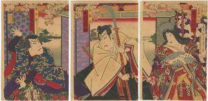 Kunichika/Kabuki print	[芝居絵]