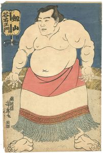 Yoshitora/Sumo-e : Tsurugiyama Taniemon[相撲絵　剣山谷右衛門]