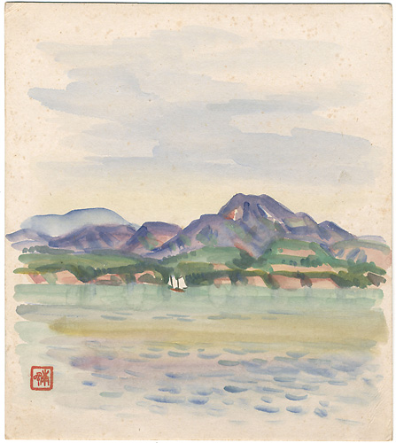 Minami Kunzo “Painting : Seto Inland Sea”／