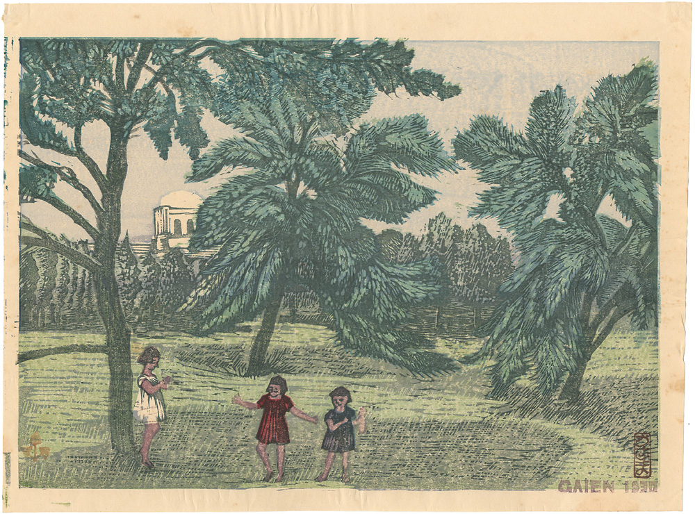 Oda Kazuma “Outer Gardens of Meiji Shrine”／