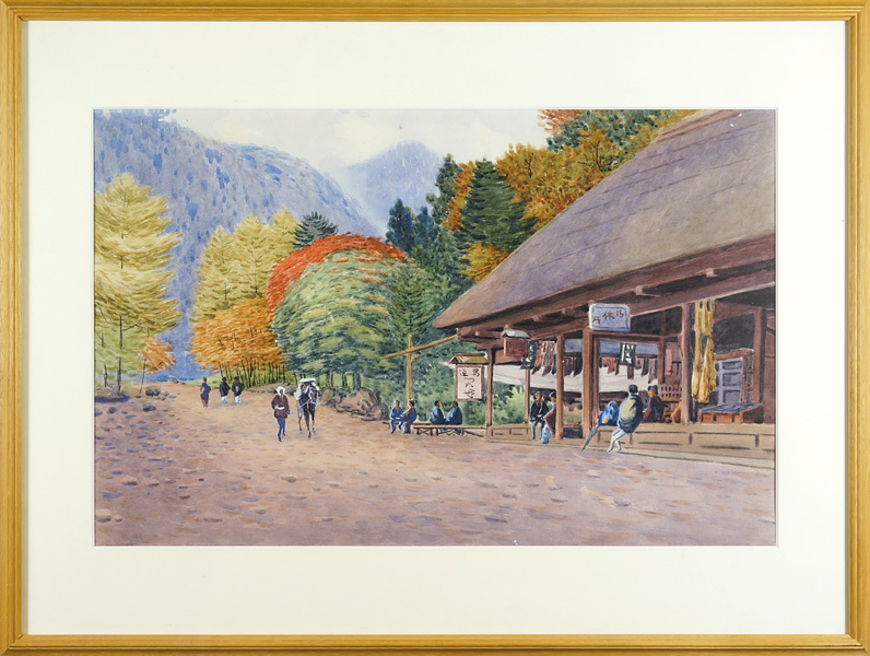 長原孝太郎｢自筆画 風景｣／