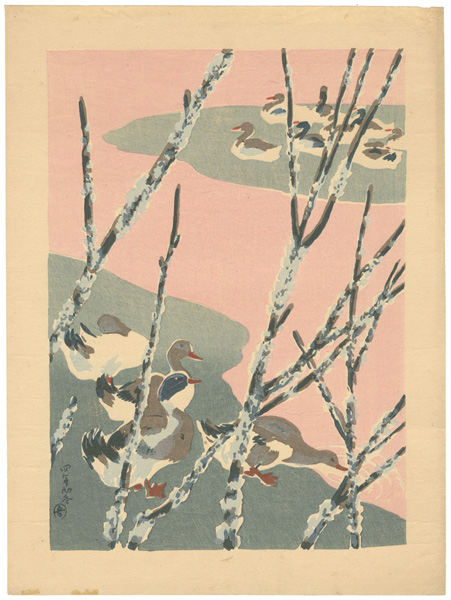 Tsuruta Goro “Early Winter of Waterside”／