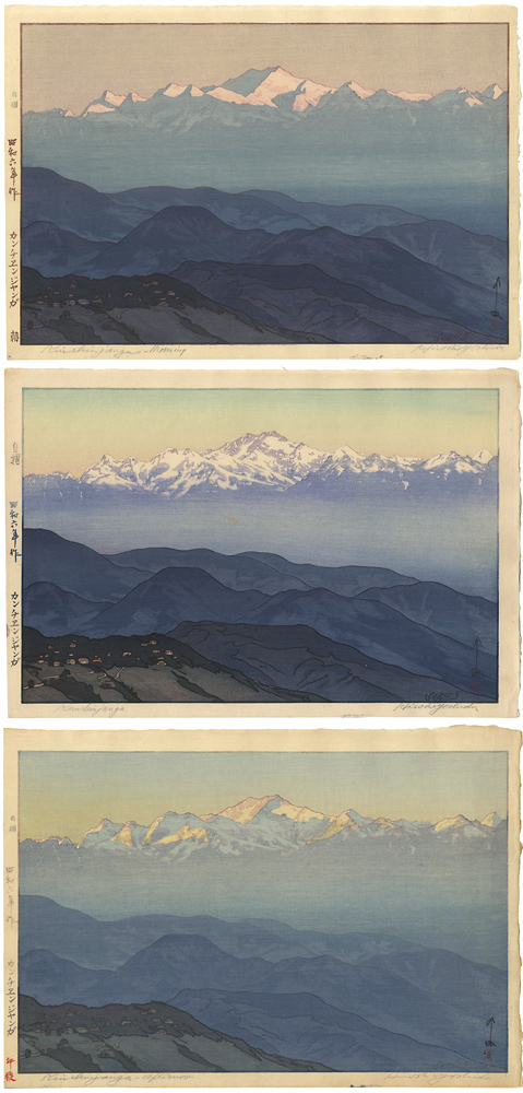 Yoshida Hiroshi “Set of the Kanchenjunga”／