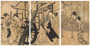 Utamaro/Ox-drawn Carriage[御所車]