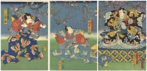 Kunisada II/Kabuki print[芝居絵]