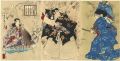 <strong>Kunichika</strong><br>Kabuki Scene from Kanjincho
