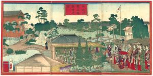Ginko/The Garden of Bazar at Tatsunokuchi[辰之口勧工場庭中之図]
