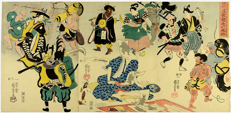 Kuniyoshi “Otsu Pictures for the Times, A Rare Thing You've Been Waiting For”／