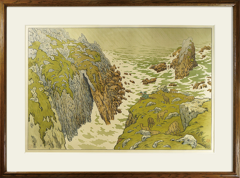 Henri Riviere “Les Aspects de la nature / La Falaise”／