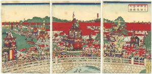 芳藤｢東京神田神社祭礼之図｣