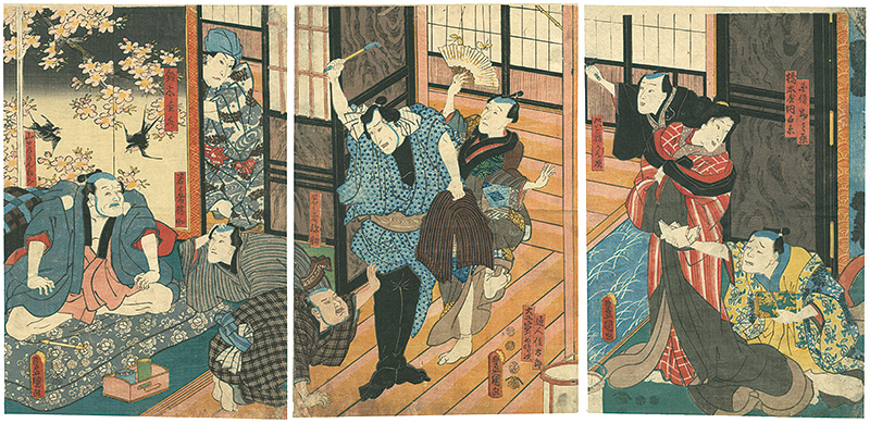 Toyokuni III “Kabuki print”／