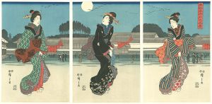 Hiroshige I/[東都本郷月之光景 【復刻版】]