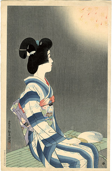 Ito Shinsui “Modern Beauties Second Series / Fireworks”／