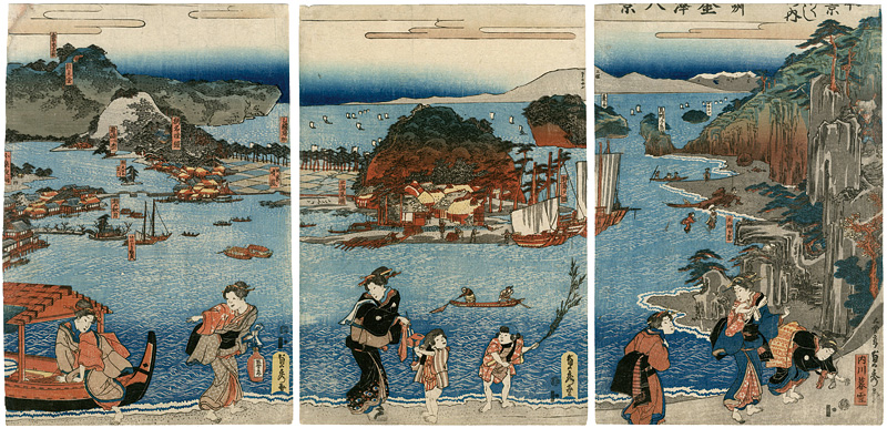 Sadahide “Eight Views of Kanazawa”／