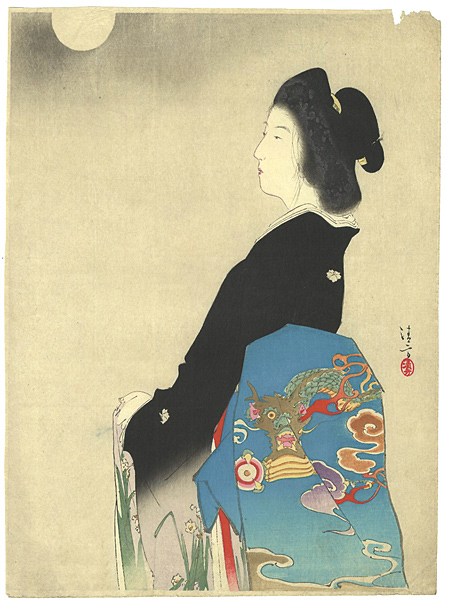 Kaburaki Kiyokata “Kuchi-e Print”／