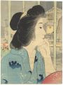 <strong>Kaburaki Kiyokata</strong><br>Kuchi-e Print