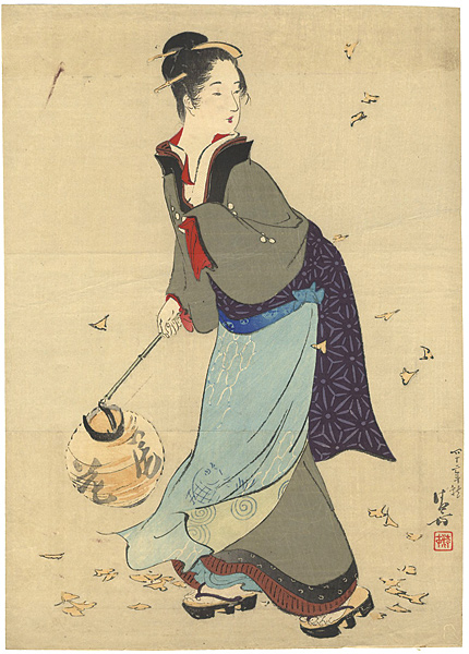 Kaburaki Kiyokata “Kuchi-e Print”／