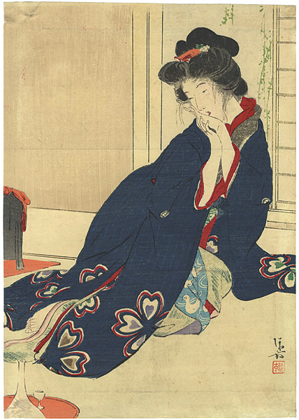 Kaburaki Kiyokata “Kuchi-e Print”／