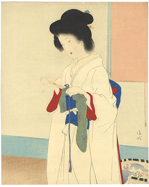 Kaburaki Kiyokata “Kuchi-e Print”／