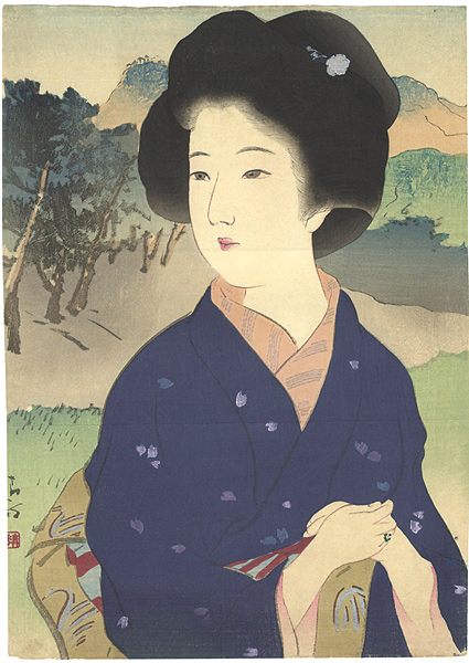 Kaburaki Kiyokata “Kuchi-e Print”／