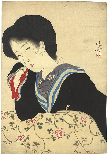 Kaburaki Kiyokata “Kuchi-e Print”／