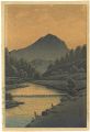 <strong>Kawase Hasui</strong><br>Mount Kamaga, Hida
