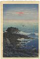 <strong>Kawase Hasui</strong><br>Morning at Cape Inubo