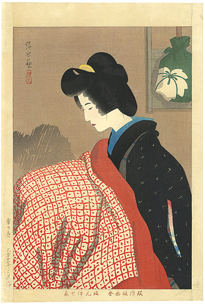 Ito Shinsui “Night Snow”／