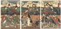 <strong>Toyokuni III</strong><br>Illustration of Garden Cockfig......