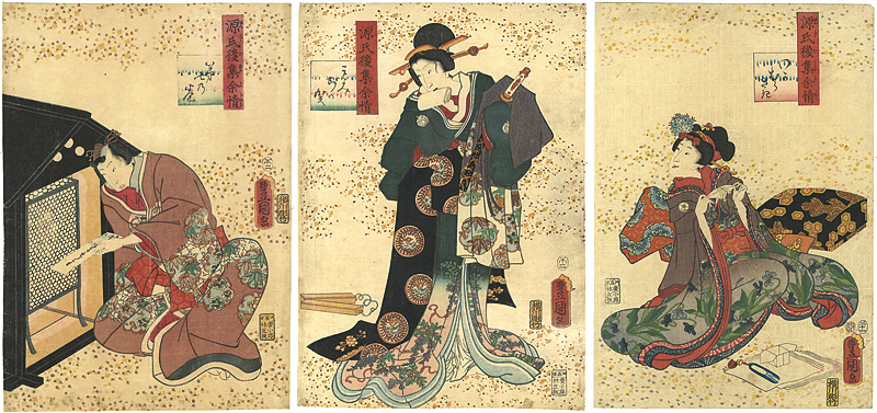 Toyokuni III “Genji-e”／