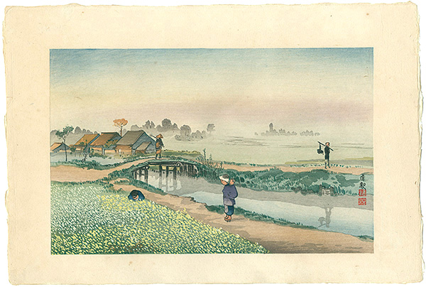 Kiyochika “Spring Colours of Sunamura”／