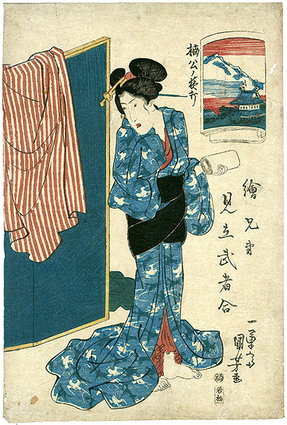 Kuniyoshi “Brother Pictures / A select Comparison of Warriors/Kusunoki Masashige”／