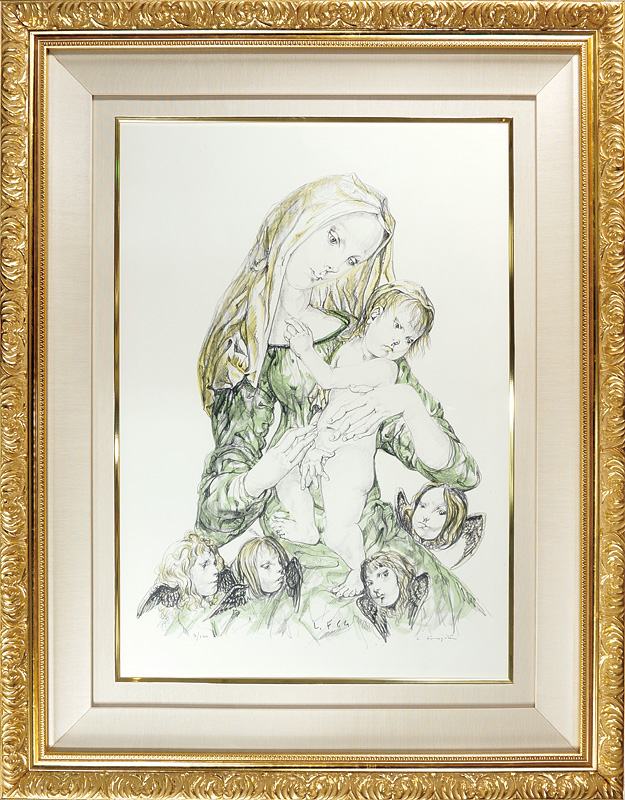 Fujita Tsuguharu (Leonard Foujita) “Madonna and Child”／