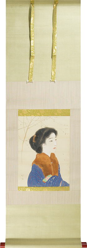 池田輝方｢自筆画幅　美人画（仮題）｣／