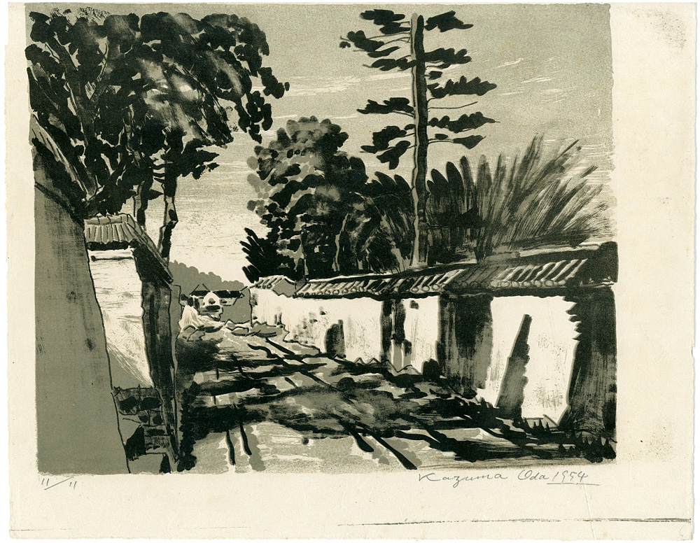 Oda Kazuma “From Yakushiji Temple to Toshodaiji Temple”／