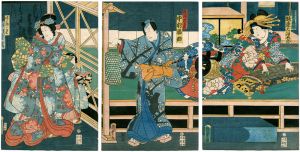 Kunisada I/Kabuki Actors Print	[曽我綉侠御所染]