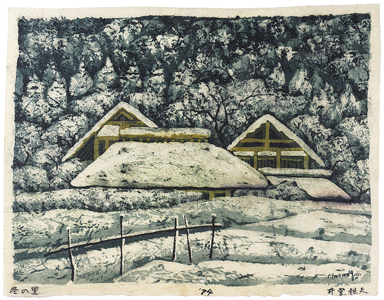 Ido Masao “Village in Winter”／