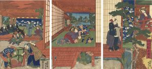 Kunisada I/The Forty-seven Ronin: Act.7[仮名手本忠臣蔵　七段目]